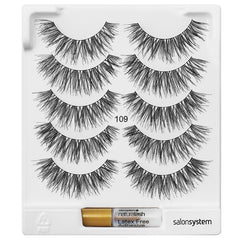 Salon System Naturalash Texture 109 Multipack (5 Pairs) - Tray Shot