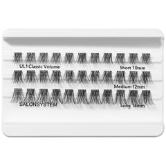 Salon System Underlash Lashes UL1 Classic Volume Mixed Length (Tray Shot)