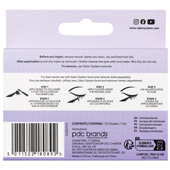 Salon System Underlash Lashes UL1 Classic Volume Mixed Length (Back of Packaging)