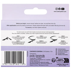 Salon System Underlash Lashes UL1 Classic Volume Short (Back of Packaging)