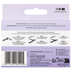 Salon System Underlash Lashes UL2 Wispy Volume Medium (Back of Packaging)