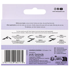 Salon System Underlash Lashes UL2 Wispy Volume Short (Back of Packaging)