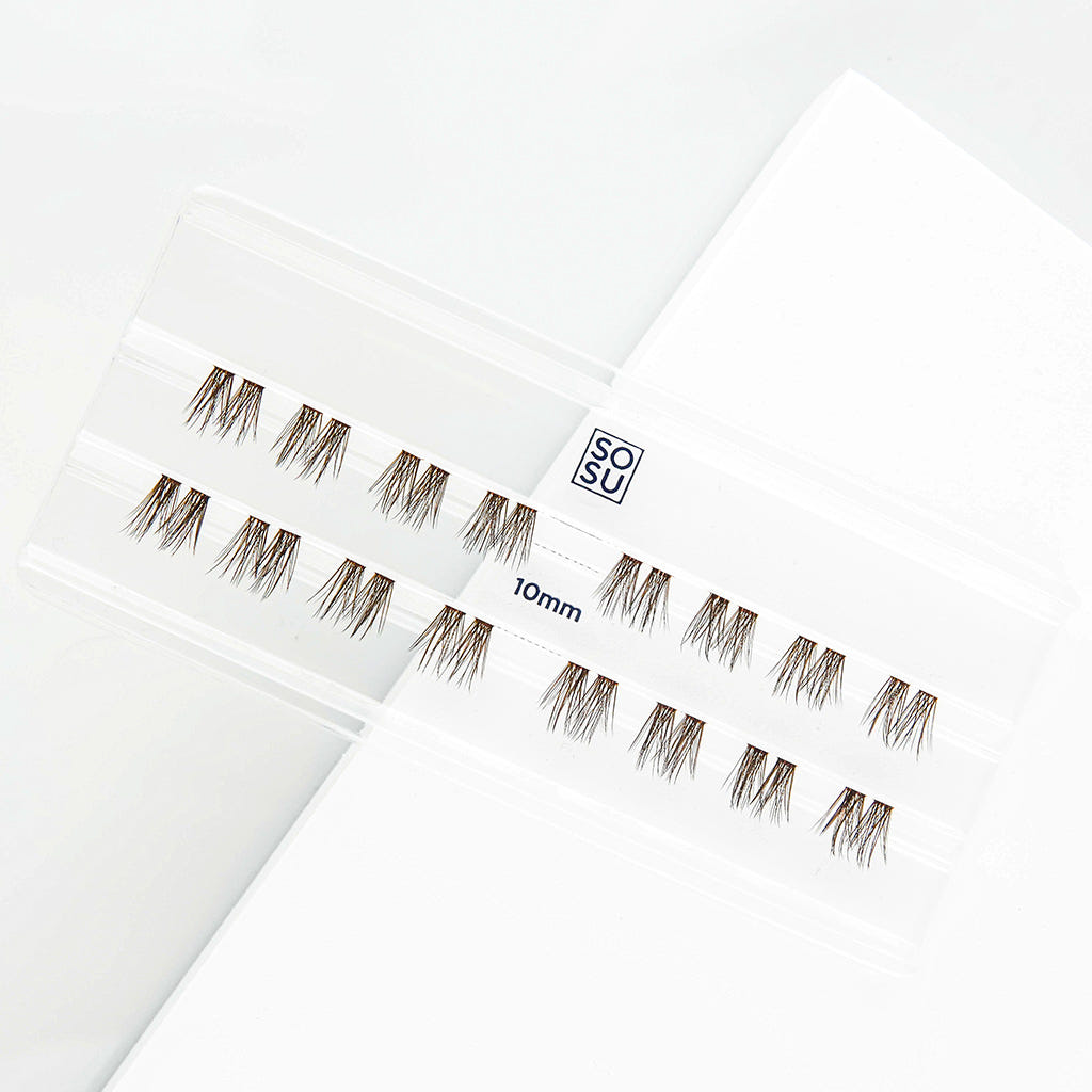 SOSU by SJ Hidden Agenda Brown Lashes [10mm] Tray Shot 1