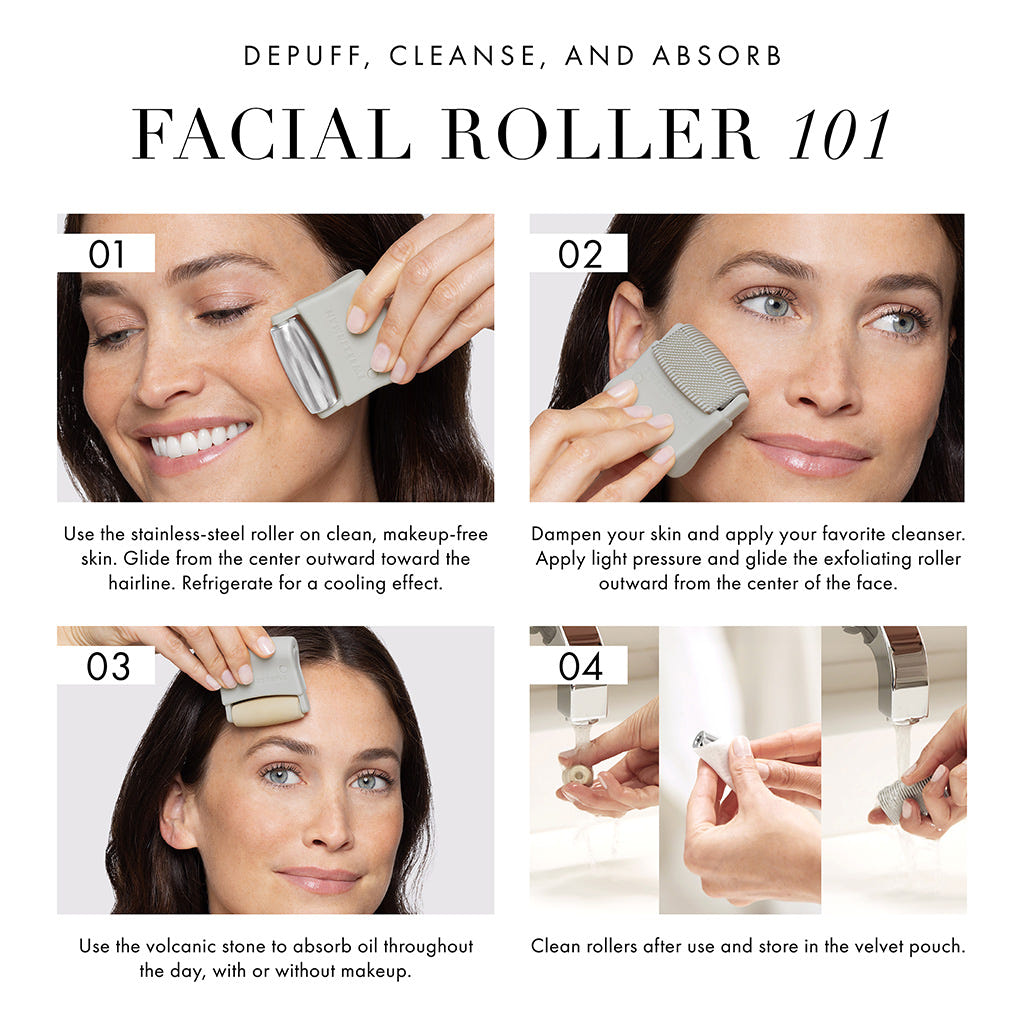 Tweezerman 3-in-1 Facial Roller Set (Info 2)