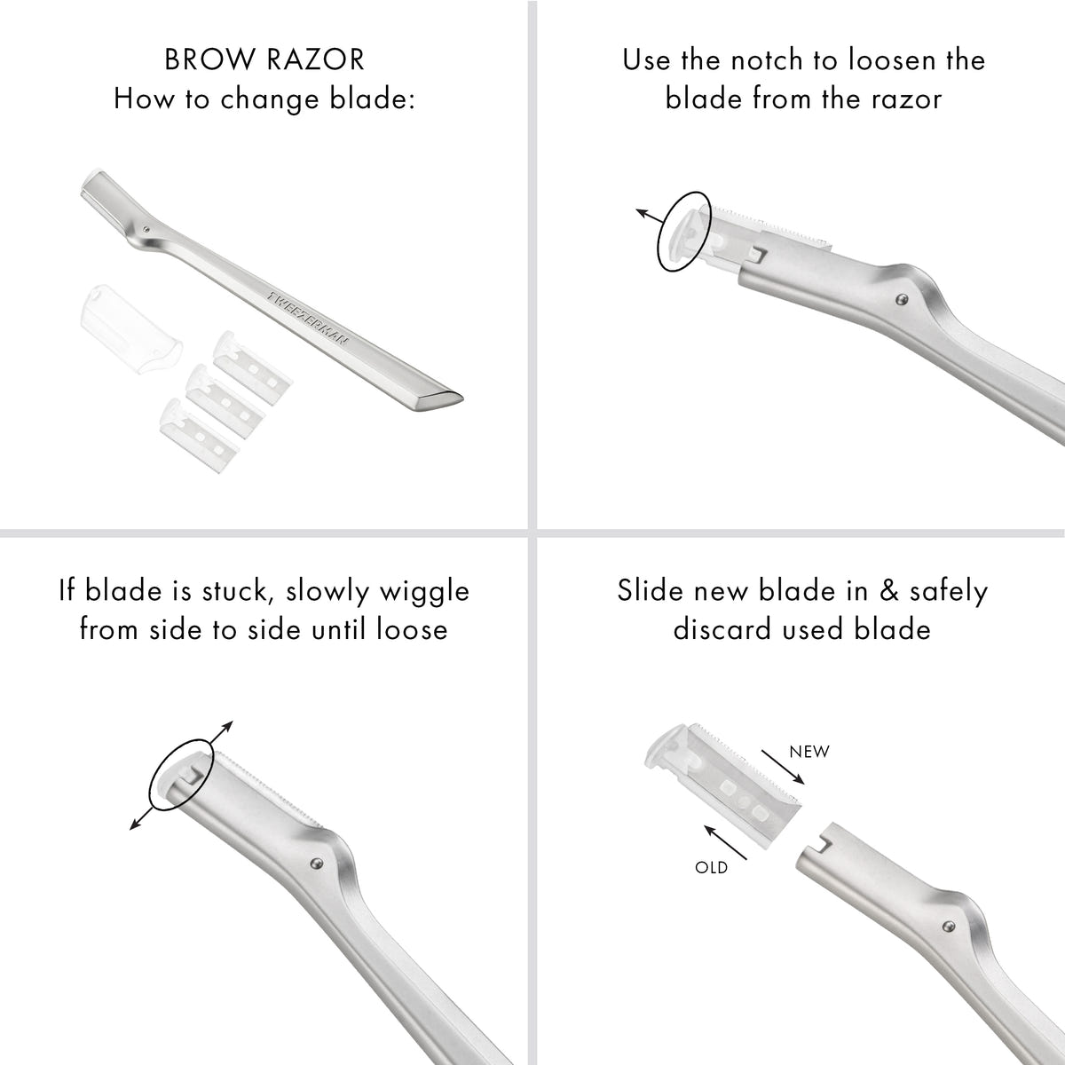 Tweezerman Brow Razor (How to use)