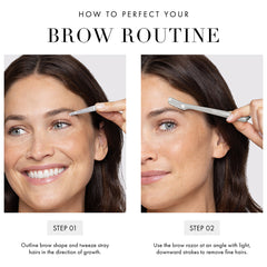 Tweezerman Brow Razor & Mini Slant Tweezer Set (Info)