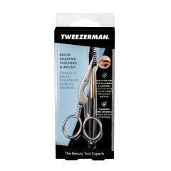 Tweezerman Brow Shaping Scissors & Brush (Packaging)