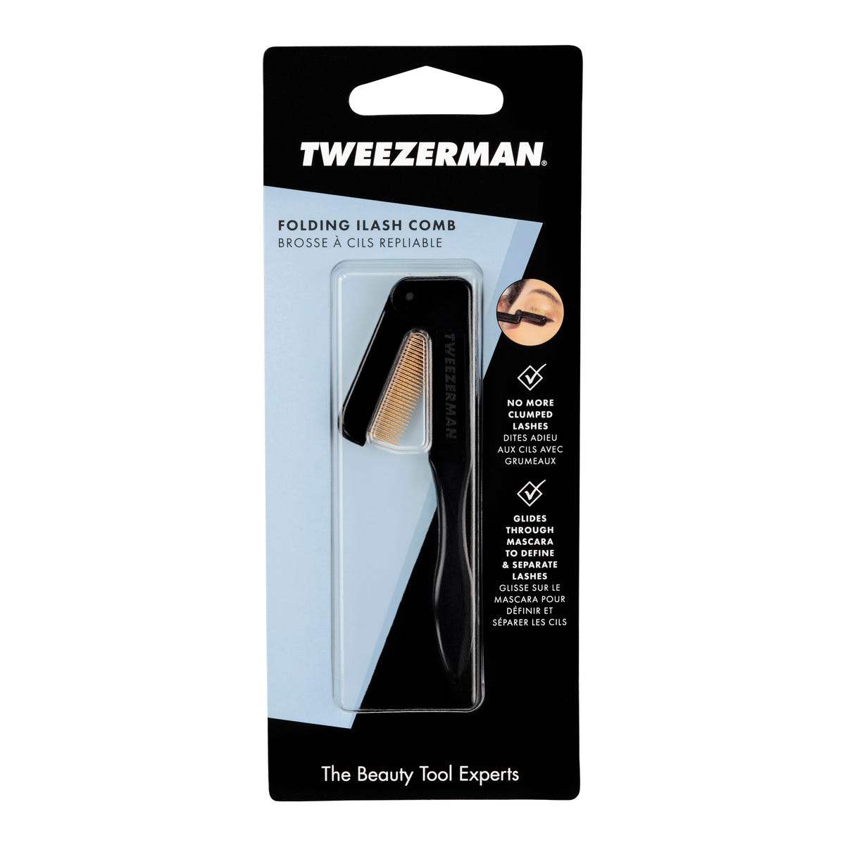Tweezerman Folding iLash Comb (Packaging)