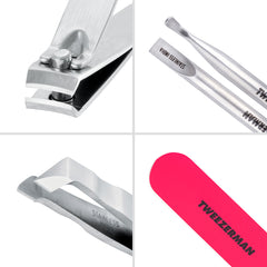 Tweezerman Mini Neon Nail Rescue Kit (Tool Close-Ups)