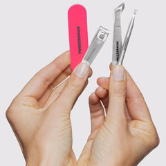 Tweezerman Mini Neon Nail Rescue Kit (Model Shot 2)