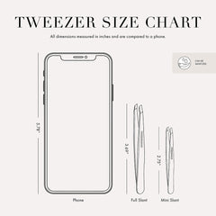 Tweezerman Mini Slant Tweezer Dusted Onyx (Info 1)