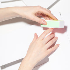 Tweezerman Neon Hot 4-in-1 File, Buff, Smooth & Shine Block (Model Shot 1)