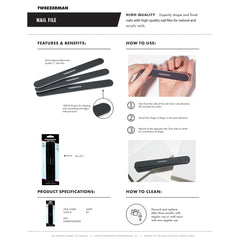 Tweezerman Professional Nail Files (Info)