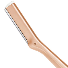 Tweezerman Rose Gold Facial Razor (Blade Close-Up)