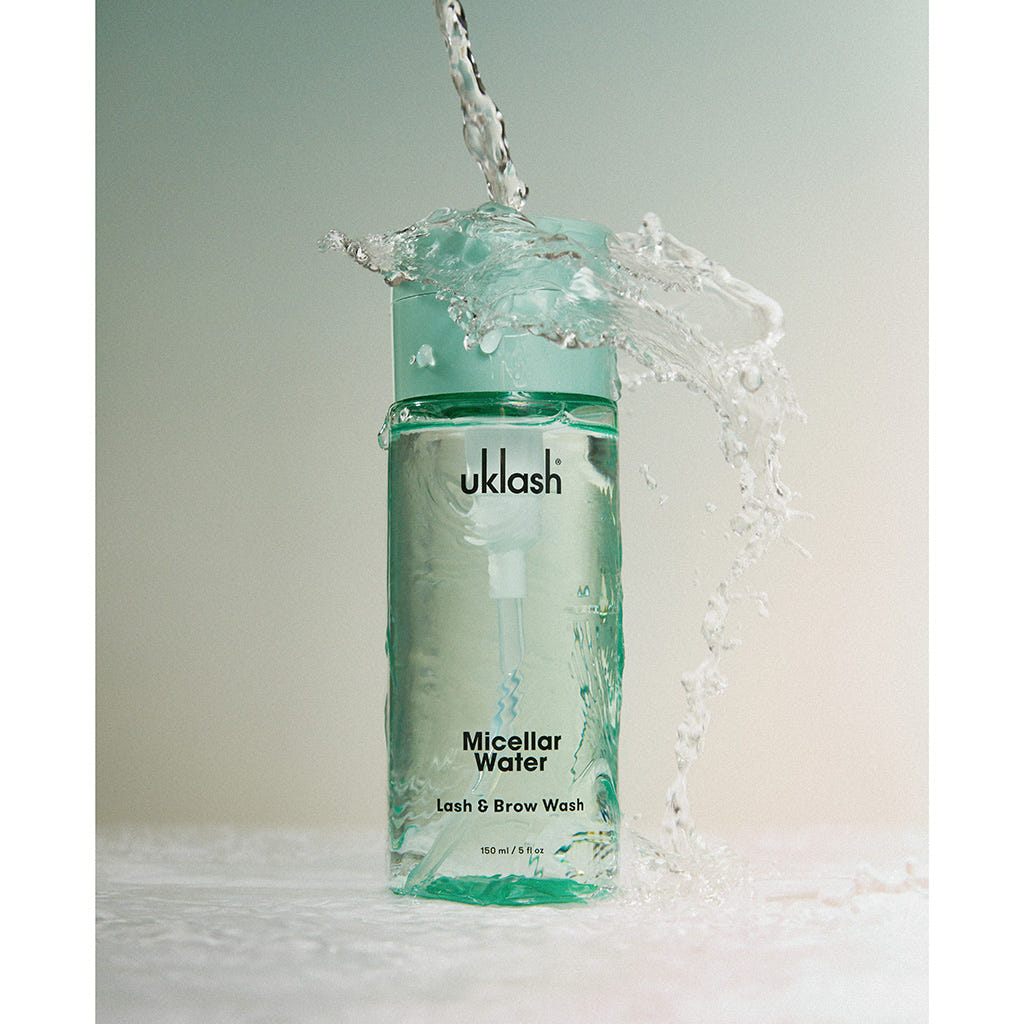 UKLASH Micellar Water Lash & Brow Wash (150ml) - Lifestyle Shot