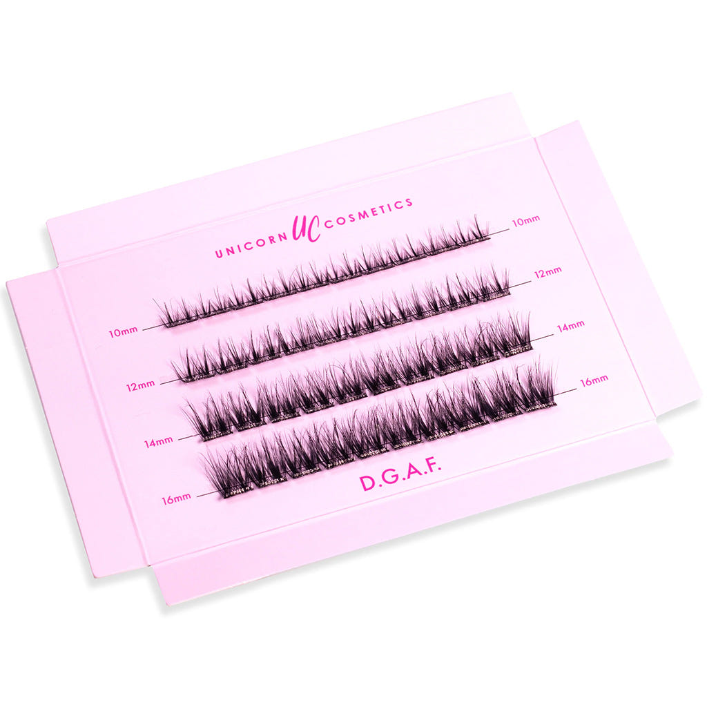 Unicorn Cosmetics Super Pre-Glued Party Lashes - D.G.A.F. (Tray Shot 1)
