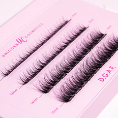 Unicorn Cosmetics Super Pre-Glued Party Lashes - D.G.A.F. (Tray Shot 2)