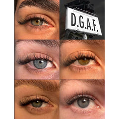 Unicorn Cosmetics Super Pre-Glued Party Lashes - D.G.A.F. (Model Shot 2)