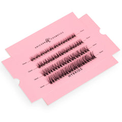 Unicorn Cosmetics Super Pre-Glued Party Lashes - HYBRIDS (Tray Shot)