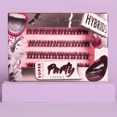 Unicorn Cosmetics Super Pre-Glued Party Lashes - HYBRIDS (Lifestyle Shot)