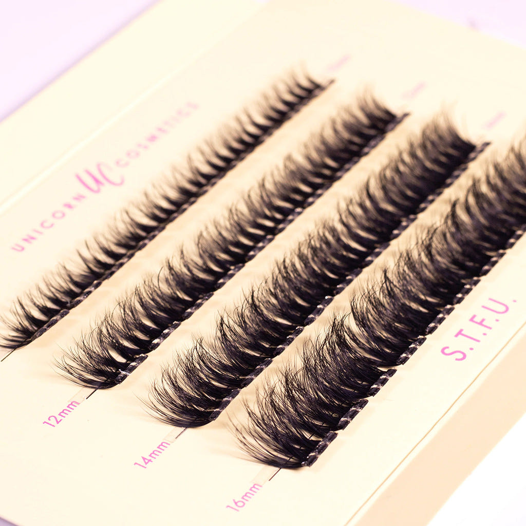 Unicorn Cosmetics Super Pre-Glued Party Lashes - S.T.F.U. (Tray Shot 2)