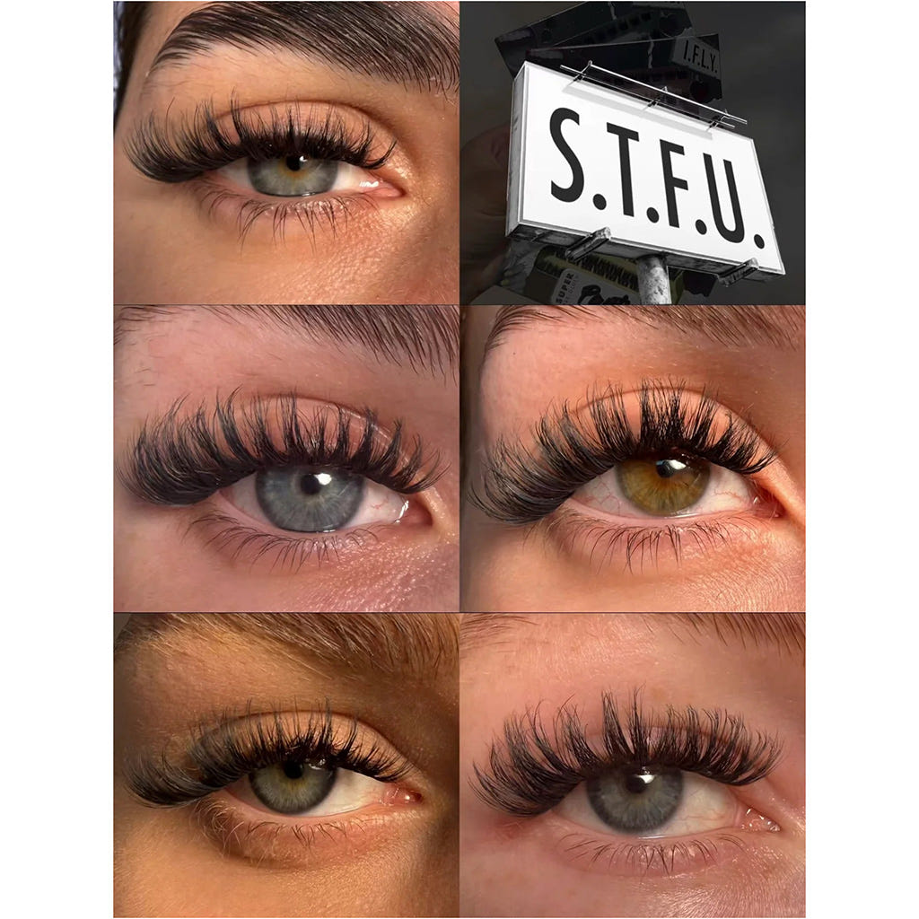 Unicorn Cosmetics Super Pre-Glued Party Lashes - S.T.F.U. (Model Shot 2)