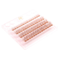 Unicorn Cosmetics UnBearlievable Cluster Lashes - Fur-Ever & Always Caramel Glaze (Tray Shot)