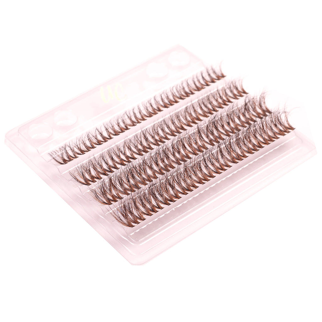 Unicorn Cosmetics UnBearlievable Cluster Lashes - Shut The Fluff Up Espresso Swirl (Tray Shot)