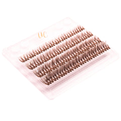 Unicorn Cosmetics UnBearlievable Cluster Lashes - Shut The Fluff Up Mocha Melt (Tray Shot)