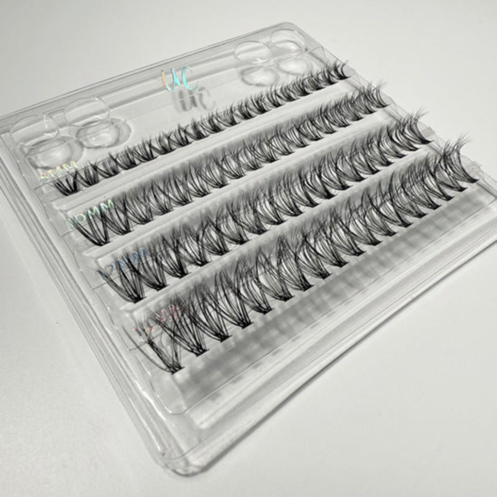Unicorn Cosmetics UnBearlievable Don't Curl My Vibe Cluster Lashes - Classics (Tray Shot)