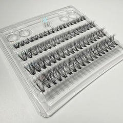 Unicorn Cosmetics UnBearlievable Don't Curl My Vibe Cluster Lashes - Classics (Tray Shot)