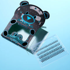 Unicorn Cosmetics UnBearlievable Don't Curl My Vibe Cluster Lashes - Classics (Lifestyle Shot)