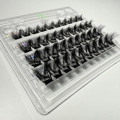 Unicorn Cosmetics UnBearlievable Don't Curl My Vibe Cluster Lashes - Full Volume (Tray Shot)