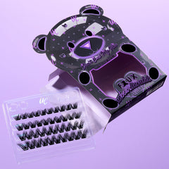 Unicorn Cosmetics UnBearlievable Don't Curl My Vibe Cluster Lashes - Full Volume (Lifestyle Shot 1)