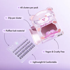 Unicorn Cosmetics UnBearlievable Cluster Lashes - Don't Give A Fluff (Info)