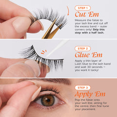 Velour eLASHtic Lashes - Cheeky (Application Instructions)