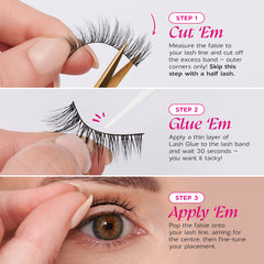 Velour everGREEN Plant Lashes - Aurora (Application Instructions)