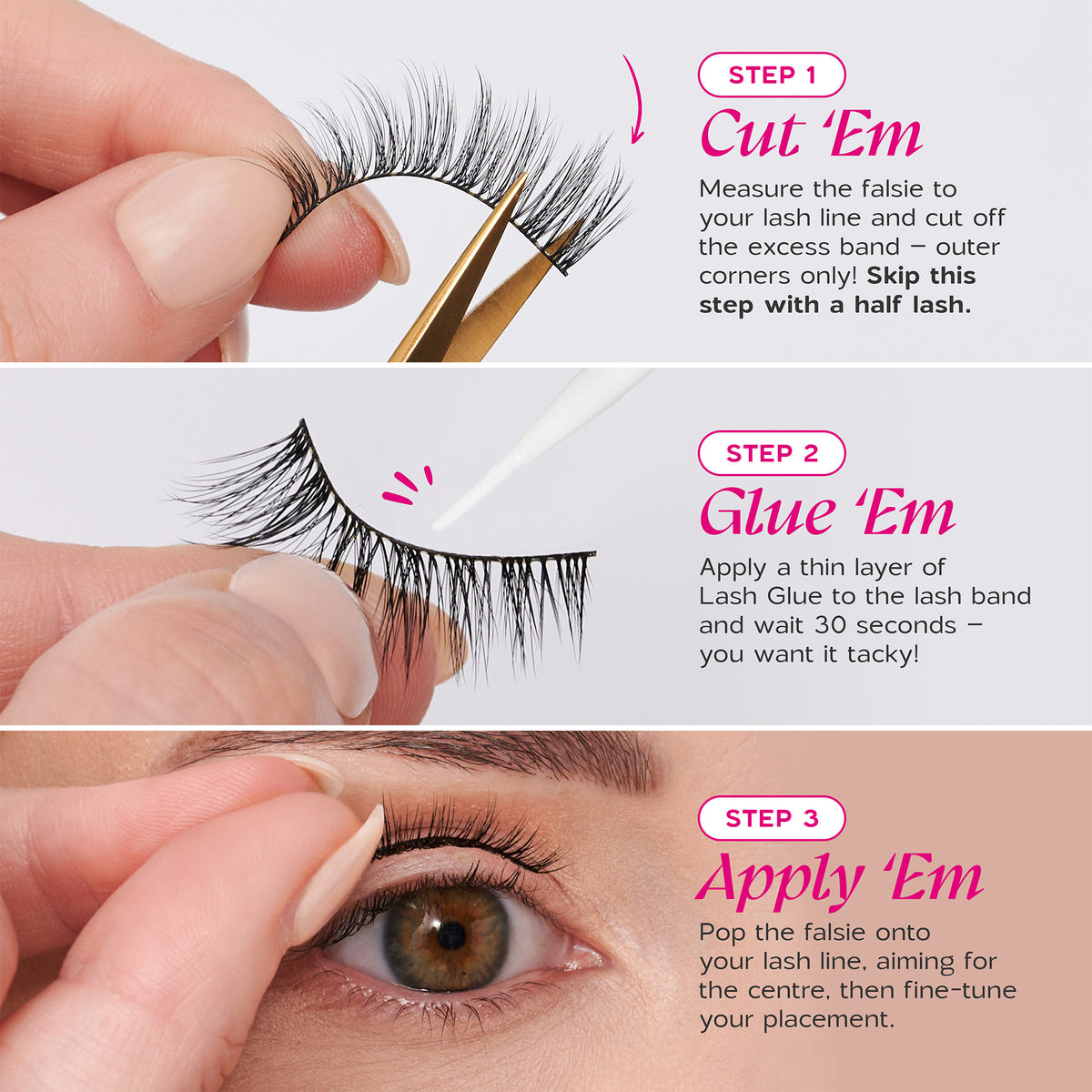 Velour everGREEN Plant Lashes - Blossom (Application Instructions)