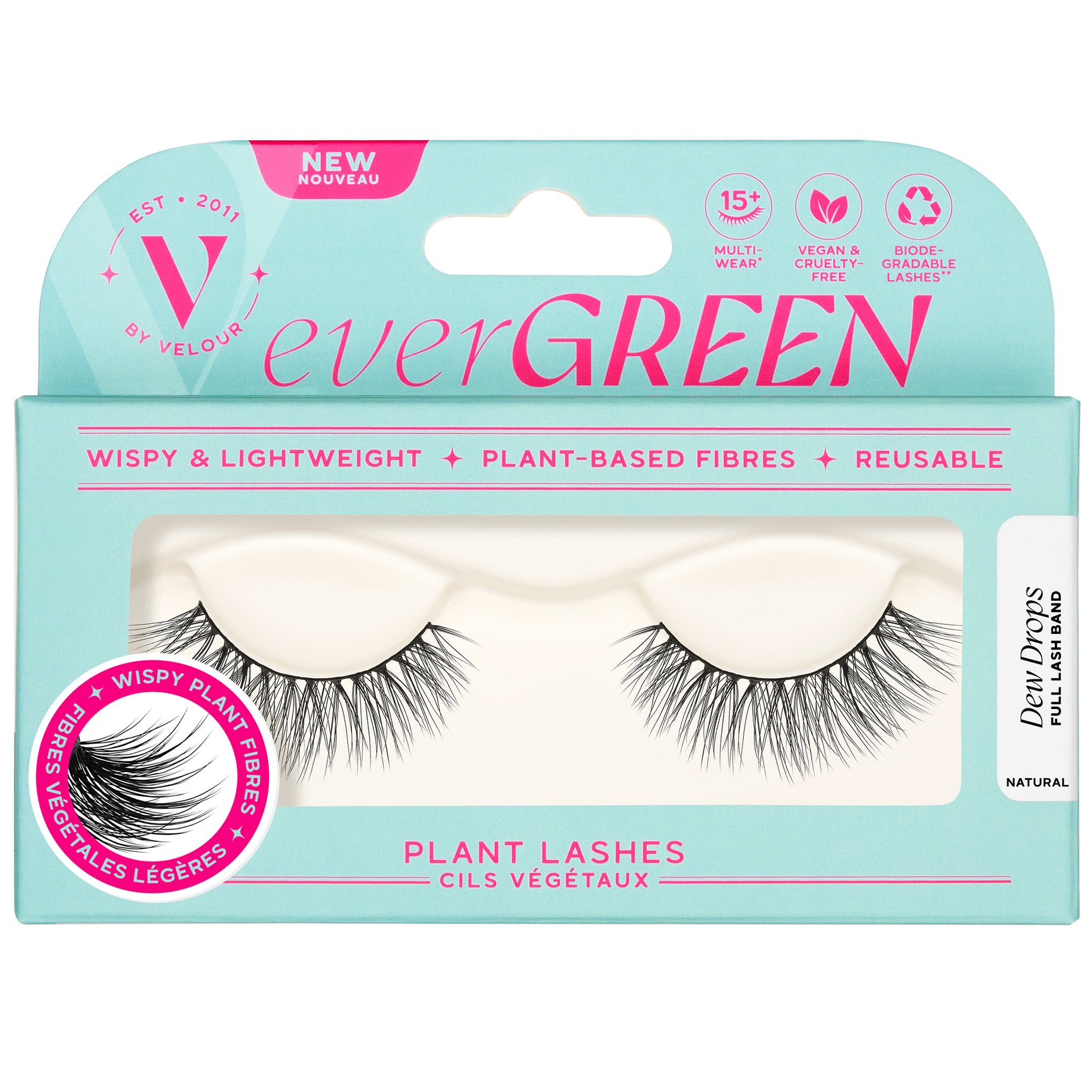 Velour everGREEN Plant Lashes - Dew Drops | False Eyelashes