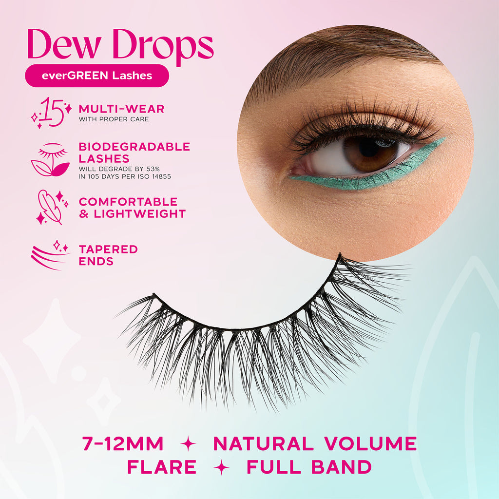 Velour everGREEN Plant Lashes - Dew Drops | False Eyelashes