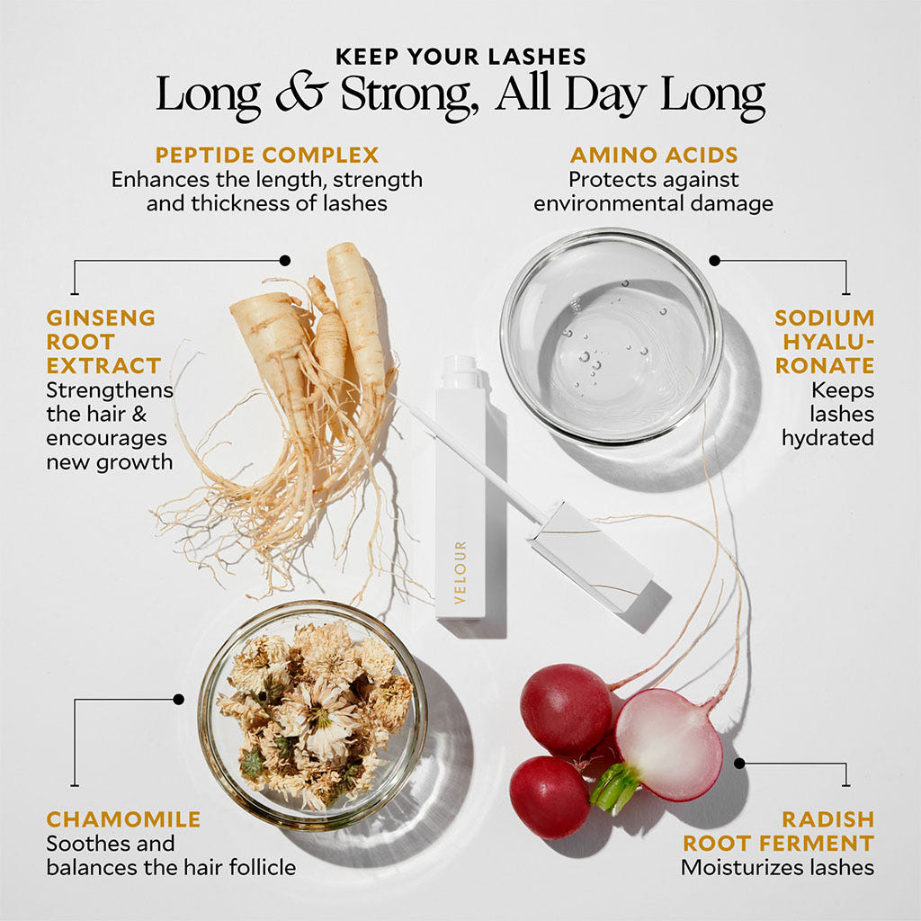 Velour Long & Strong Lash Serum (4ml) - Ingredients