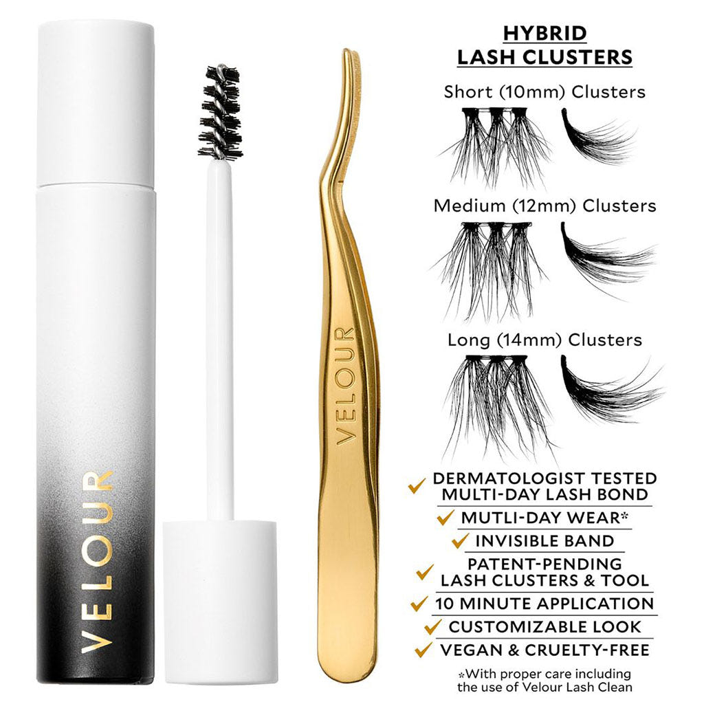 Velour Xtensions DIY Lash Extensions Starter Kit (Kit Contents)