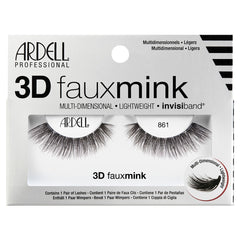Ardell 3D Faux Mink Lashes Black 861