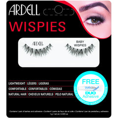 Ardell Baby Wispies Lashes Black (with DUO Glue)