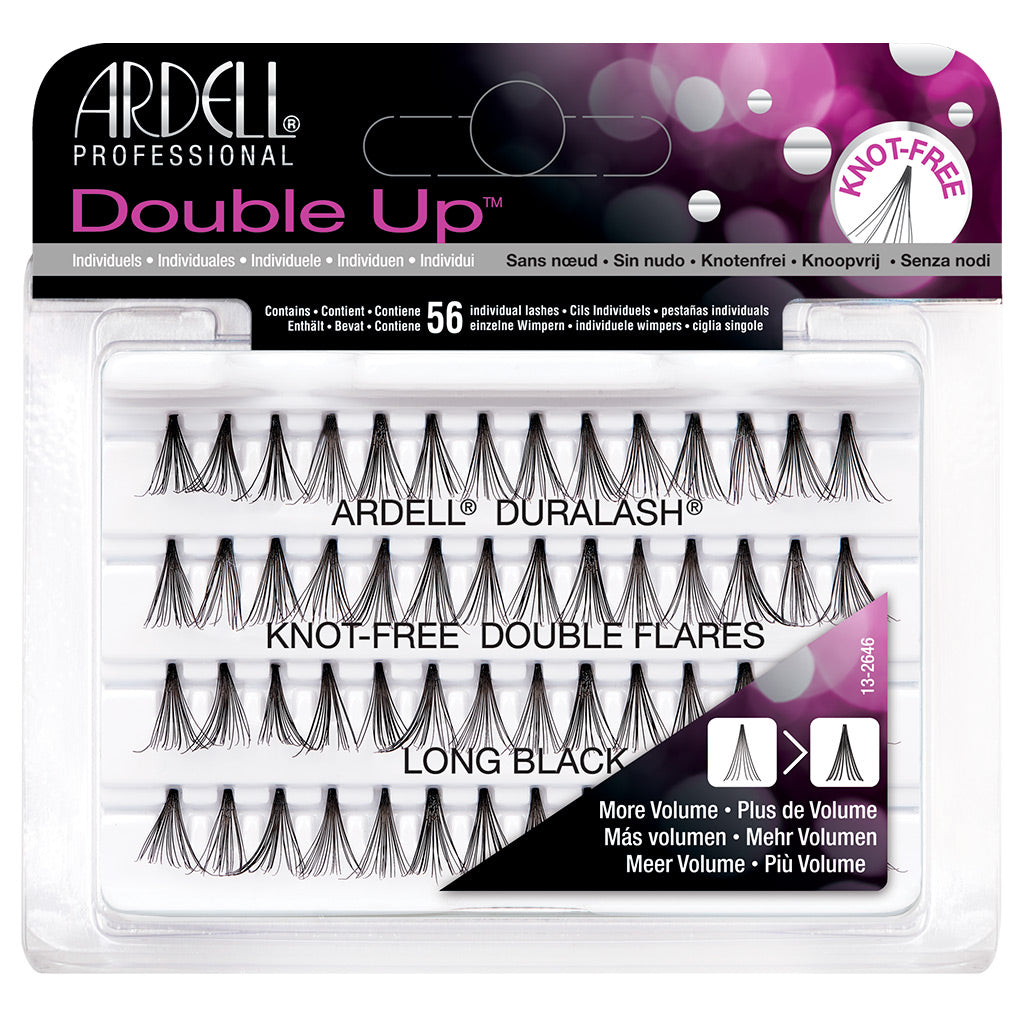 Ardell Duralash Double Up Individuals Knot Free - Long Black