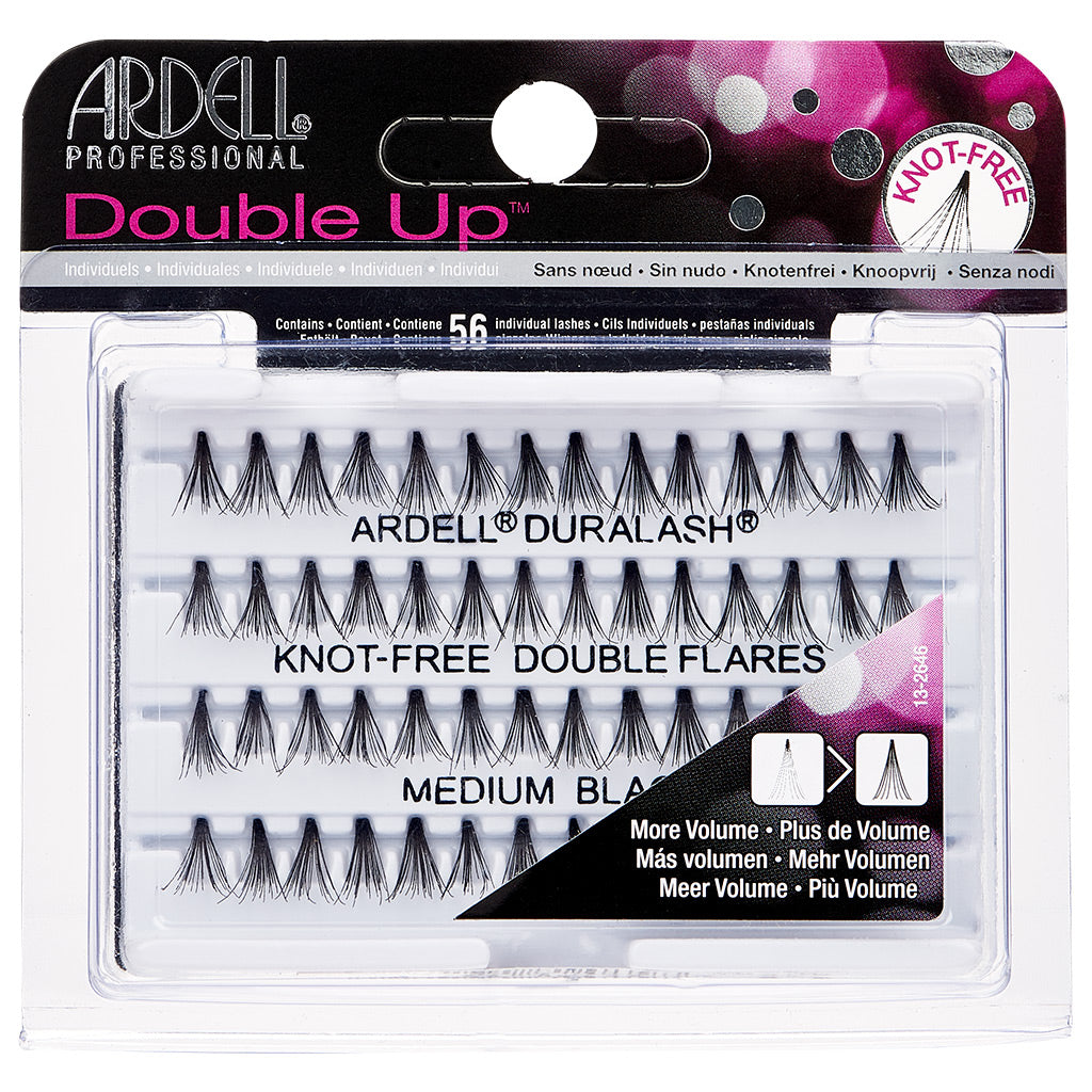 Ardell Duralash Double Up Individuals Knot Free - Medium Black