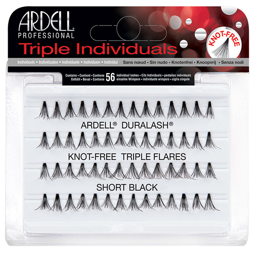 Ardell Duralash Knot Free Triple Flares - Short Black