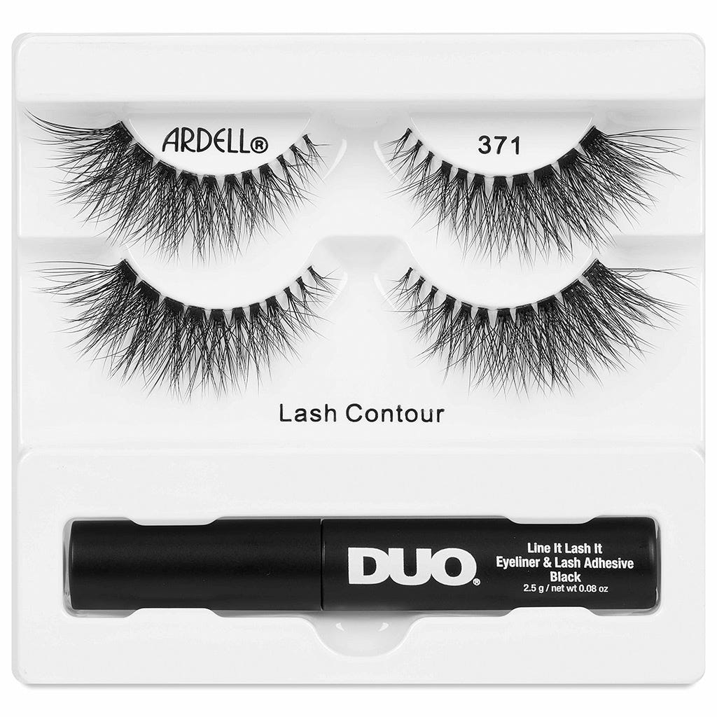 Ardell Lash Contour False Eyelashes - 371 (Twin Pack) - Tray Shot