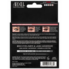 Ardell Lash Contour False Eyelashes - 372 (Twin Pack) - Back of Packaging