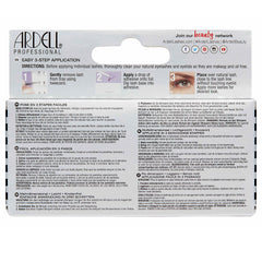 Ardell Lashes 3D Faux Mink Individuals - Long Black (Back of Packaging)